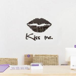 아트박스/진바스 포인트를 주는 아크릴 거울 kiss me 스티커