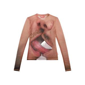 디젤 X 톰 오브 핀란드 파운데이션 Pr T 실라 티셔츠 P015550SPCE