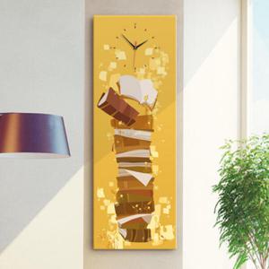 아트박스/꾸밈 iw904-독서는마음의양식_대형노프레임벽시계