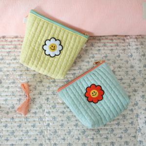 아트박스/뚜바비엥 데이지 퀼팅 파우치백_2color