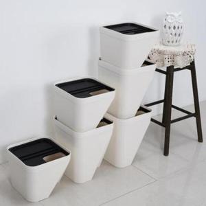 아트박스/아도라하우스 다용도 재활용 분리수거함 스몰 1단