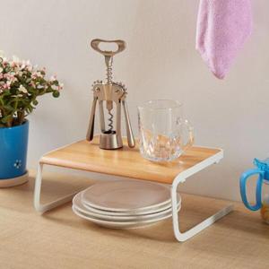 아트박스/와인앤쿡 우드 2단 정리 테이블 1개