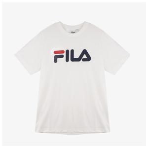 휠라 리니어 오버핏 반팔티 FS2RSA2001X-OWH