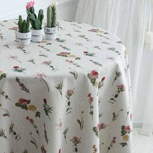 아트박스/앤코튼 비비드허브 린넨 원형 테이블보