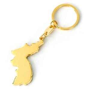 아트박스/로고마크 한반도지도 열쇠고리(금도금)
