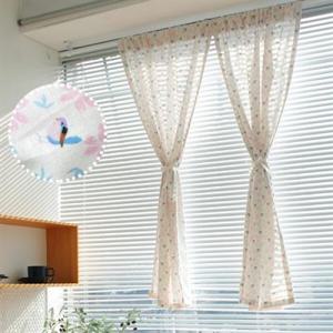 아트박스/모모제작소 스페로우 북유럽 이중거즈 가리개커튼 71x1