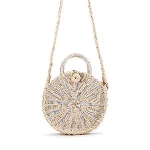 아트박스/릴리 라탄 써클 글루터 미니왕골백