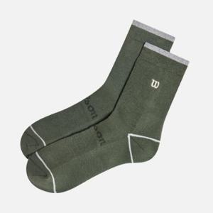 윌슨양말 LQC W241006GSO22-LBR 유니 골프 스몰로고 크루 양말