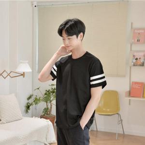 아트박스/교복몰 캐주얼 투라인 티셔츠 (6colors) 유니폼 반티