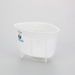 아트박스/실즈키친 싱크대 삼각 코너 바스켓 화이트