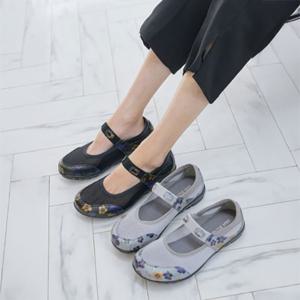 썸머 메쉬 플라워 프린팅 스니커즈 단화 UH-k432