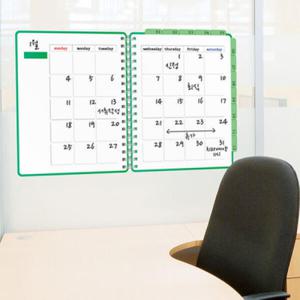 아트박스/꾸밈 cj114-캘린더수첩_칠판시트지_칠판스티커