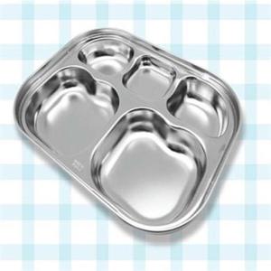 아트박스/빠띠라인 스텐식판 유아용5구-PP02