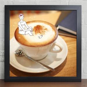 아트박스/꾸밈 cy167-힐링카페_커피목욕