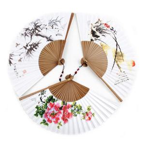 아트박스/더로라 외국인 부채선물 - 오죽선 종이 E507