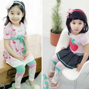 아트박스/엠케이 studio 리본 레이스쫄바지300184