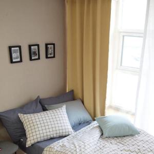 아트박스/메종드룸룸 옐로우 3중 암막 커튼