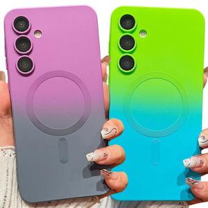 갤럭시A36 5G A366 풀커버 투톤 그라데이션 맥세이프 젤리케이스