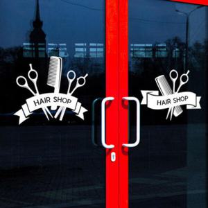 아트박스/꾸밈 ck150-심플헤어샵라벨_그래픽스티커