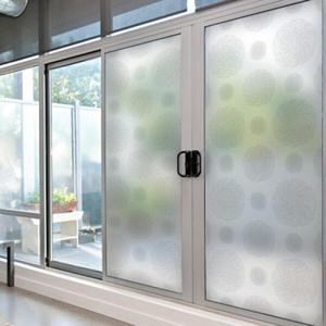 아트박스/꾸밈 ck175_m-무점착유리시트_포인트써클패턴_유리문시