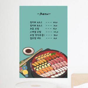 아트박스/꾸밈 iw551-일식천국_회_도시락_칠판시트