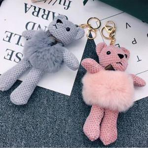 아트박스/빠띠라인 폼폼 곰돌이 키링 5종택1