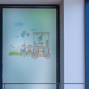 아트박스/꾸밈 ij445-아이들과아이스크림_유리문시트지