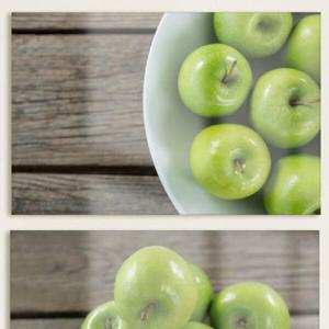 아트박스/꾸밈 cm860-아크릴액자_초록풋사과대형