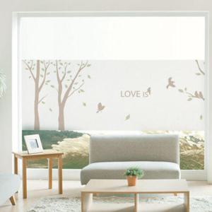 아트박스/꾸밈 ph272-새와나무숲윈도우2_글라스시트지