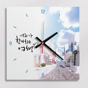 아트박스/꾸밈 cg070-너와함께하는여행_인테리어벽시계