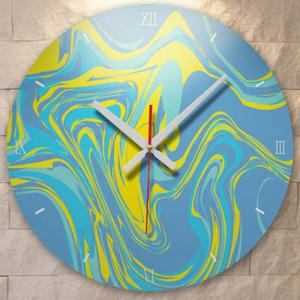아트박스/꾸밈 cm560-유니크마블링_인테리어벽시계
