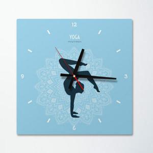 아트박스/꾸밈 cg084-요가타임_인테리어벽시계