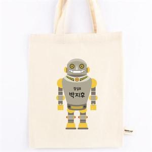 아트박스/디자인아지트 [주문제작]에코백미니로봇A_예거