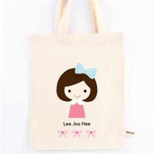 아트박스/디자인아지트 [주문제작]에코백미니아이들여아리본