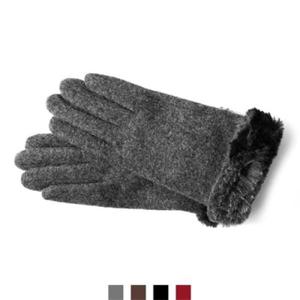 아트박스/넘버나인 스마트터치 모직 끝단 퍼 여성장갑 M1717027