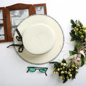 아트박스/더로라 캉캉 밀짚모자 - 테이프 리본 멜로스티치 H727