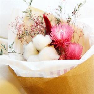 아트박스/더봄 목화와 실버데이지 미니꽃다발