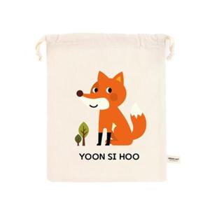 아트박스/디자인아지트 [주문제작]스트링파우치 애니멀월드 폭스