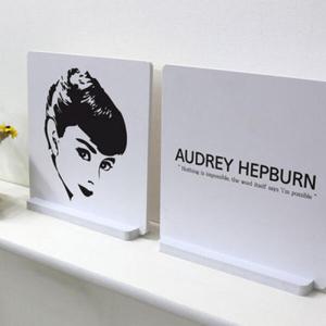 아트박스/꾸밈 ce417-스탠드액자2P_오드리햅번명언