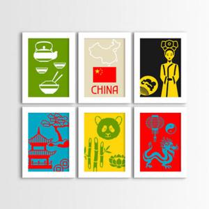 아트박스/꾸밈 cv436-세계여행_중국_액자세트