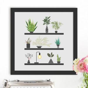 아트박스/꾸밈 ct622-선반위화분_인테리어액자