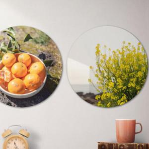 아트박스/꾸밈 ie070-원형아크릴액자_제주도감성