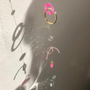 아트박스/오즈앤엔즈 핑크도넛 썬캐쳐