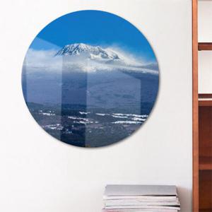 아트박스/꾸밈 ci609-원형아크릴액자_한라산풍경