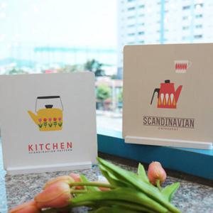 아트박스/꾸밈 id334-스탠드액자2P_북유럽패턴(주방)03