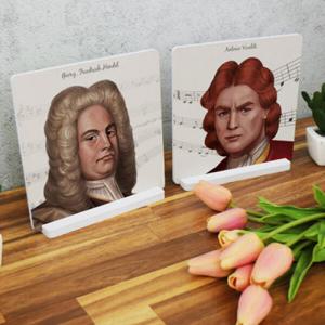 아트박스/꾸밈 ii525-스탠드액자2P_세계의음악가(헨델비발디)