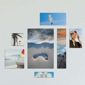 아트박스/꾸밈 tb316-멀티액자_햇볕이내리쬐는바다