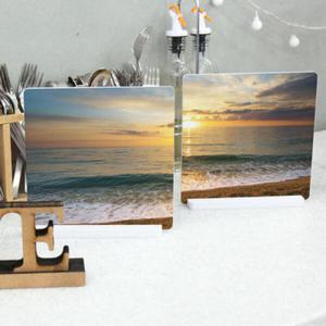 아트박스/꾸밈 pa695-스탠드액자2P_노을과바다02