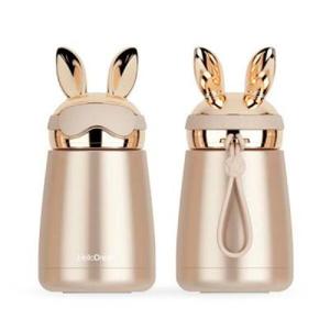 아트박스/상상앤드 래빗 파일럿 보온병_골드