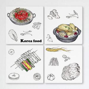 아트박스/꾸밈 cf437-멀티액자_한국음식